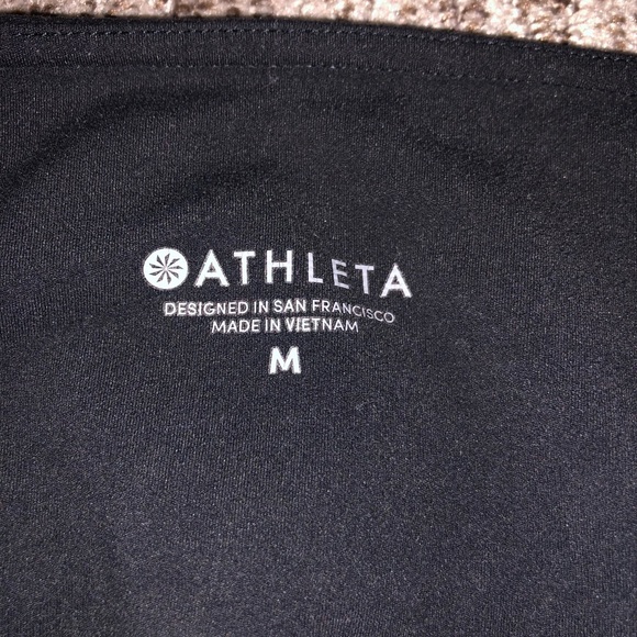 Black Athleta Crop Leggings - Picture 2 of 4